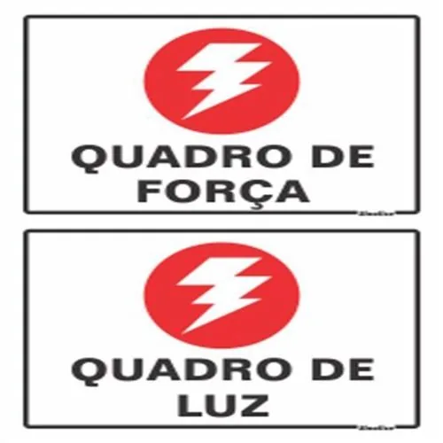 Placa Sinalize 250ax Quadro Forca/luz