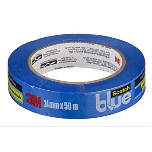 Fita Crepe 3m 2090-ep 24mm X 50m Azul