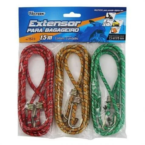 Extensor Western 1523 Bagageiro 3 Pcs 1.5mt