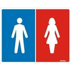 Placa Sinalize 220as Sanitario Masc/fem
