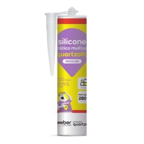Silicone Quartzolit Acetico Multiuso 280g
