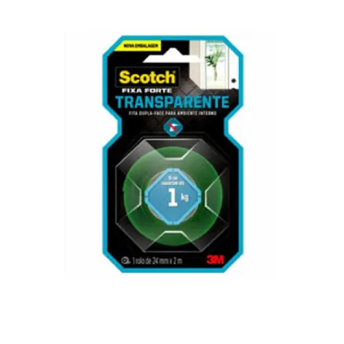 Fita 3m Scotch Fixa Forte Transp 24mm X 2mt