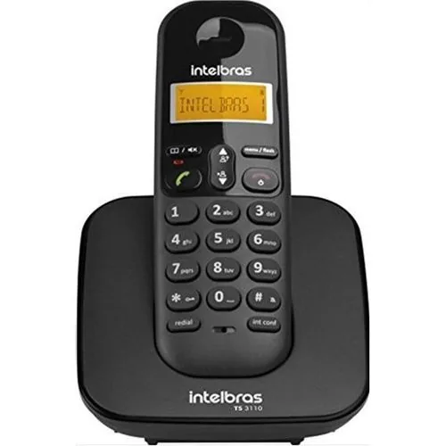 Fone Intelbras S/fio Ts3110 Digital Pto