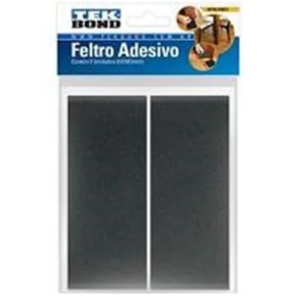 Feltro Tekbond Retangular 127x51 Pt C/2