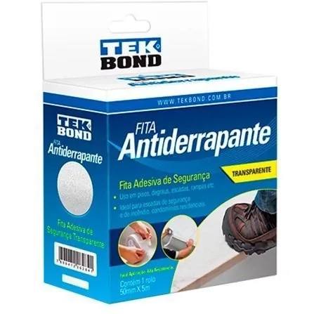 Fita Tekbond Antiderrapante 50mm X 5mt Transp