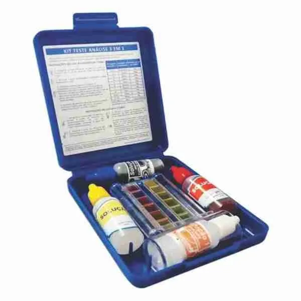 Pisc Estojo Div. De Teste 3 Em 1 Cl/ph/alcal