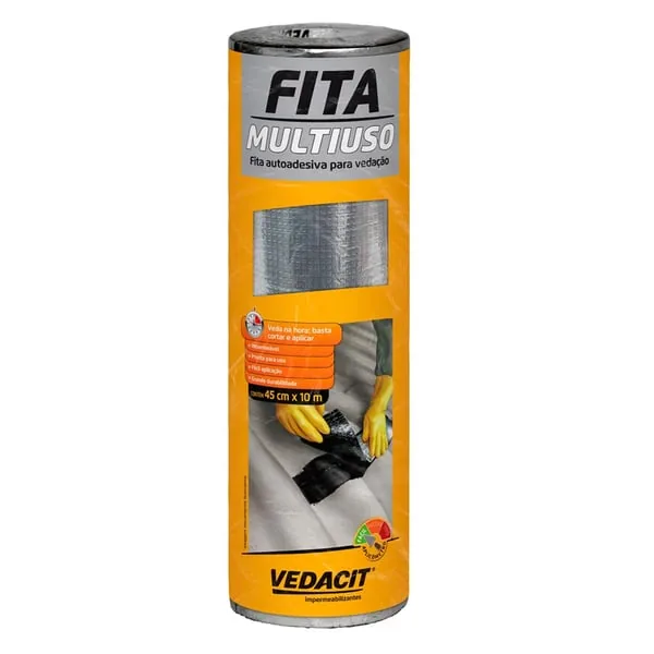 Fita Vedacit Mult-uso Alto Adesiva 45cm