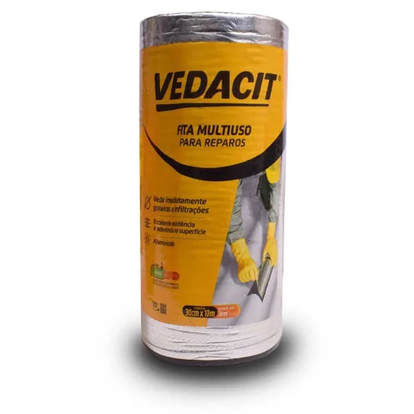 Fita Vedacit Mult-uso Alto Adesiva 30cm