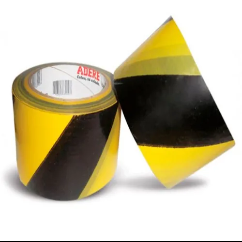 Fita Adere Demarcacao De Area Preta/amarela 870 70
