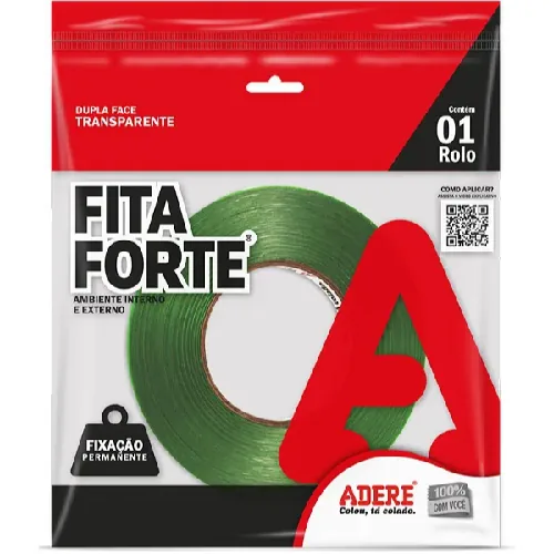 Fita Adere Dupla Face Massa Acrilica 12mmx20m