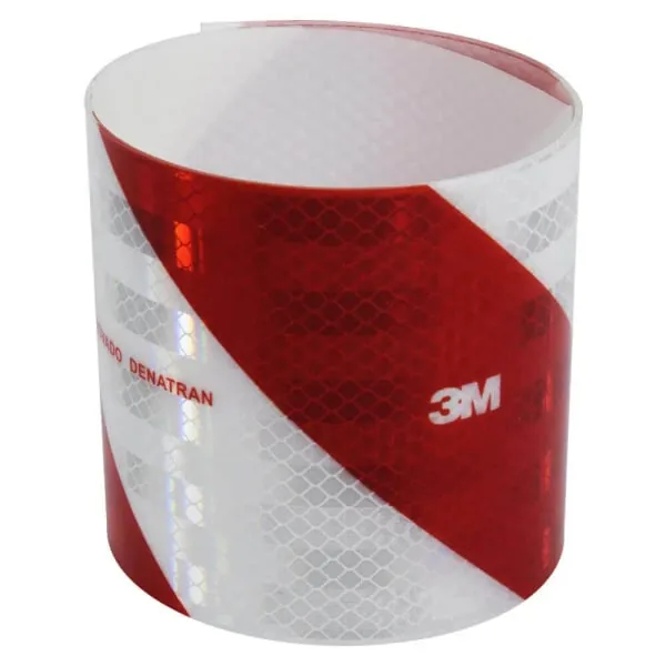 Faixa 3m Refletiva Parachoque 10cm 1.2mt