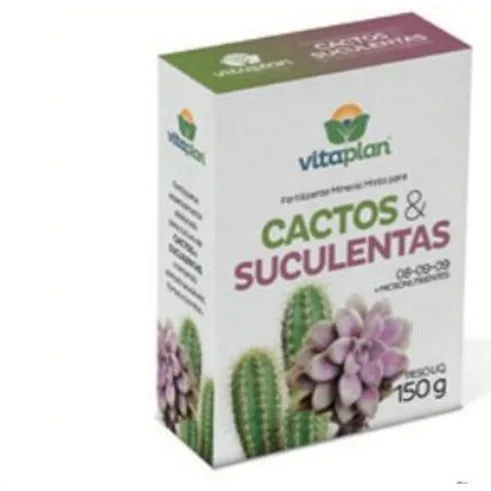 Fertilizante Vitaplan Cactos E Suculentas 150g
