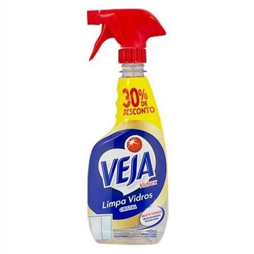 Limpa Veja Vidrex Cristal Pulv 500ml De 32,11 Por