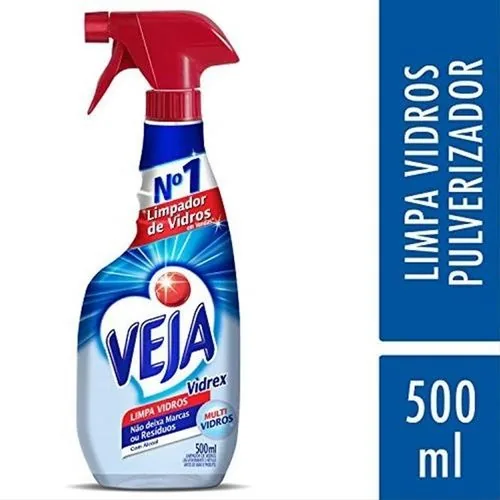 Limpa Veja Vidro Vidrex Tradicional Pulv. 500ml