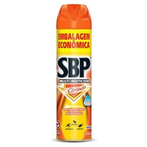 Inseticida Sbp Citronela 380ml Emb. Economica