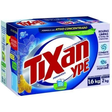 Lava Roupas Tixan Ype Po 1.6kg Primavera