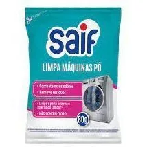 Limpa Saif Maquina De Lavar Roupas Po 80g