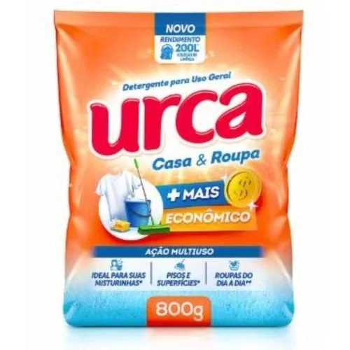 Lava Roupas Urca Po Casa & Roupa 800g