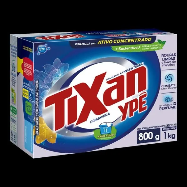 Lava Roupas Tixan Ype Po 800g Primavera