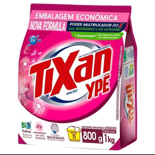 Lava Roupas Tixan Ype Po 800g Maciez Bg