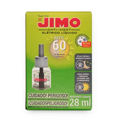 Jimo Jimo Anti-inseto Refil Liquido 60noites 28ml