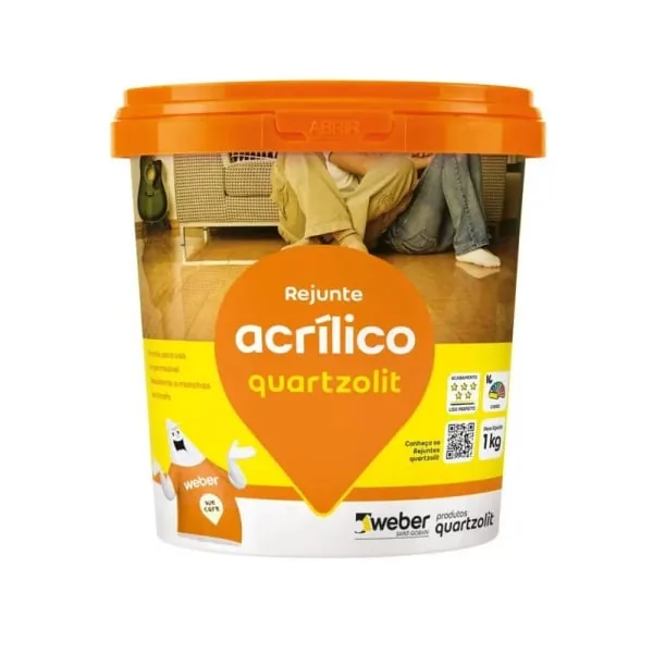 Rejunte Quartzolit Acrilico Branco 1kg