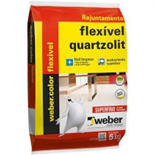 Rejunte Quartzolit Flex Palha 5kg