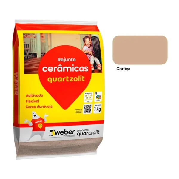 Rejunte Quartzolit  Ceramicas Cortica 1kg