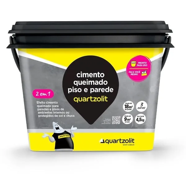 Cimento Quartzolit Queimado Cz Escuro 4.5kg