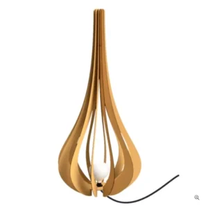 Luminaria Lenobre Abajur Mdf Chao 33 90x42cm Cru