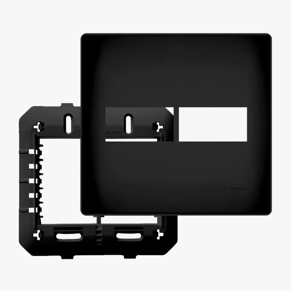 Habitat Fame Placa 4 X 4 Preta 02 Mod C/sup 4078