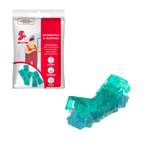 Conector Telcabos Bargoa 101-e C/selante Azul C/5