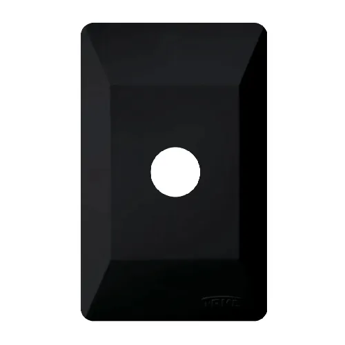 Habitat Fame Placa 4 X2 Preta Saida Fio 4518