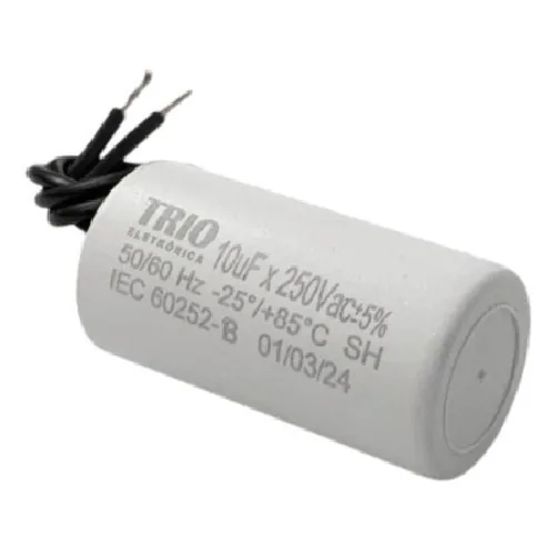 Capacitor Trio 2fios Metalizado 10uf X 250v