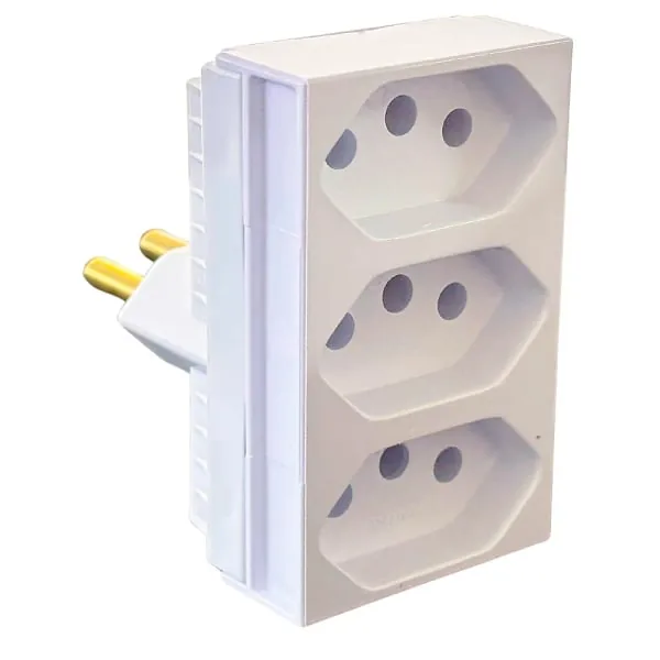 Pino Ilumi 12300 Adapt 3 Saidas 2p+t 20a Br 250v