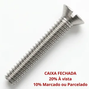 Parafuso Nutinox Inox Mq C.chata 3/16 X 1/2
