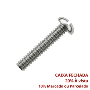 Parafuso Nutinox Inox Mq C.red 3/16 X 11/4