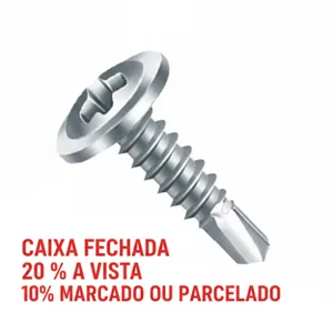 Parafuso Ciser Aa Ph Flangeado Broca 4.2x13mm Zi