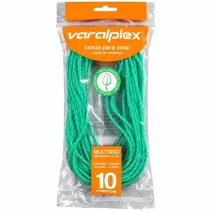 Corda Equipesca Torcida 300 Pe 10m Verde Varalplex