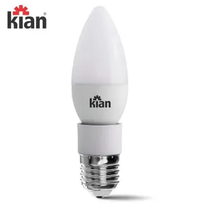 Lampada Kian Led Vela Leitosa 4w 6.5k Biv