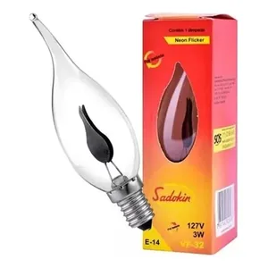 Lampada Sadokin Vela-32 Chama Neon 3w 127v E14