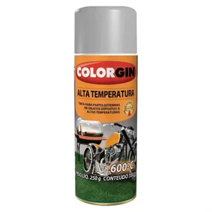 Esmalte Colorgin Alta Temp Aluminio 250gr 5723