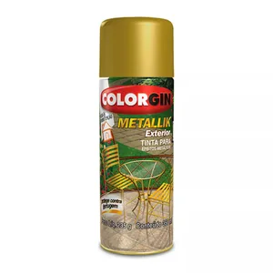 Esmalte Colorgin Metallik Ouro Metal Ext 235g 63
