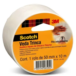 Fita 3m Veda Trinca 50 X 10mt