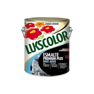 Esmalte Lukscolor Base D’agua Fosco Pto 3600ml