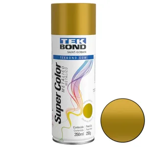 Esmalte Tekbond Uso Geral Ouro Metalico 250g