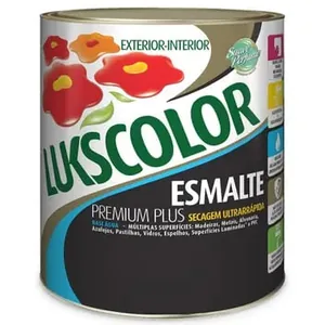 Esmalte Lukscolor Base D’agua Acet Pto 900ml