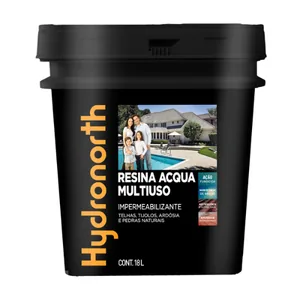 Resina Hydronorth Acqua Incolor Fosco 18lt
