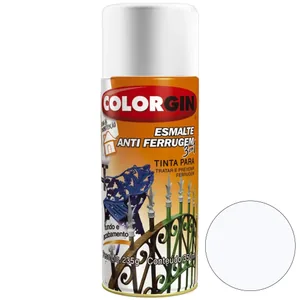 Esmalte Colorgin Anti Ferrugem 350ml Branco