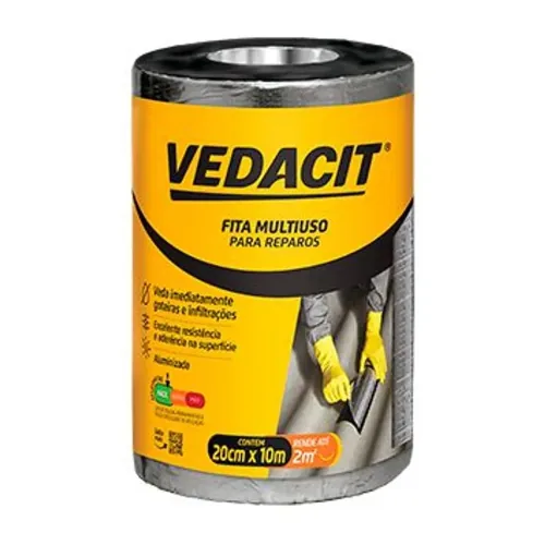 Fita Vedacit Mult-uso Alto Adesiva 20cm